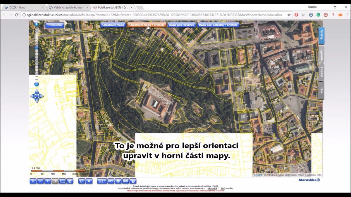 nahlížení do katastru nemovitostí