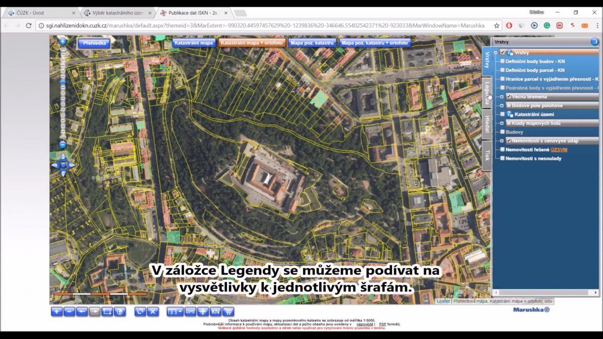 nahlížení do katastru nemovitostí