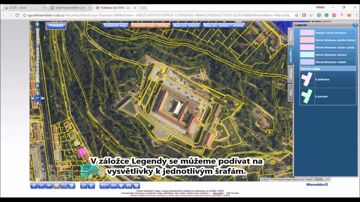 nahlížení do katastru nemovitostí
