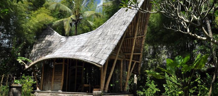 luxusní vily z bambusu